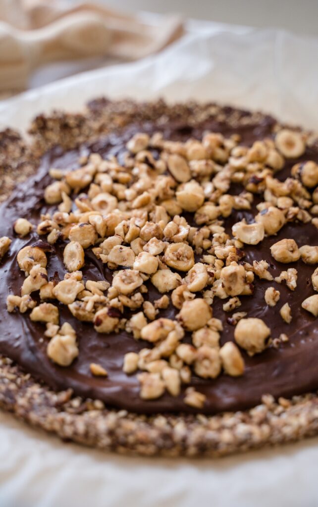 Tarte Ferrero Vegan sem glúten